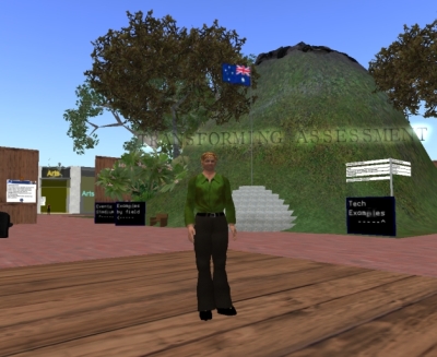 Transforming Assessment island in Second life